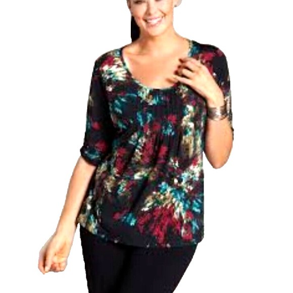 EUC Huge Lot Women' Cloth Tops, Dresses, Blouses Wholesale Resell 10 pic Size 1X - Picture 12 of 16